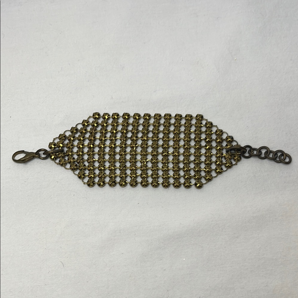 Lulu Frost Womens Gold Wide Illusion Bracelet 28$